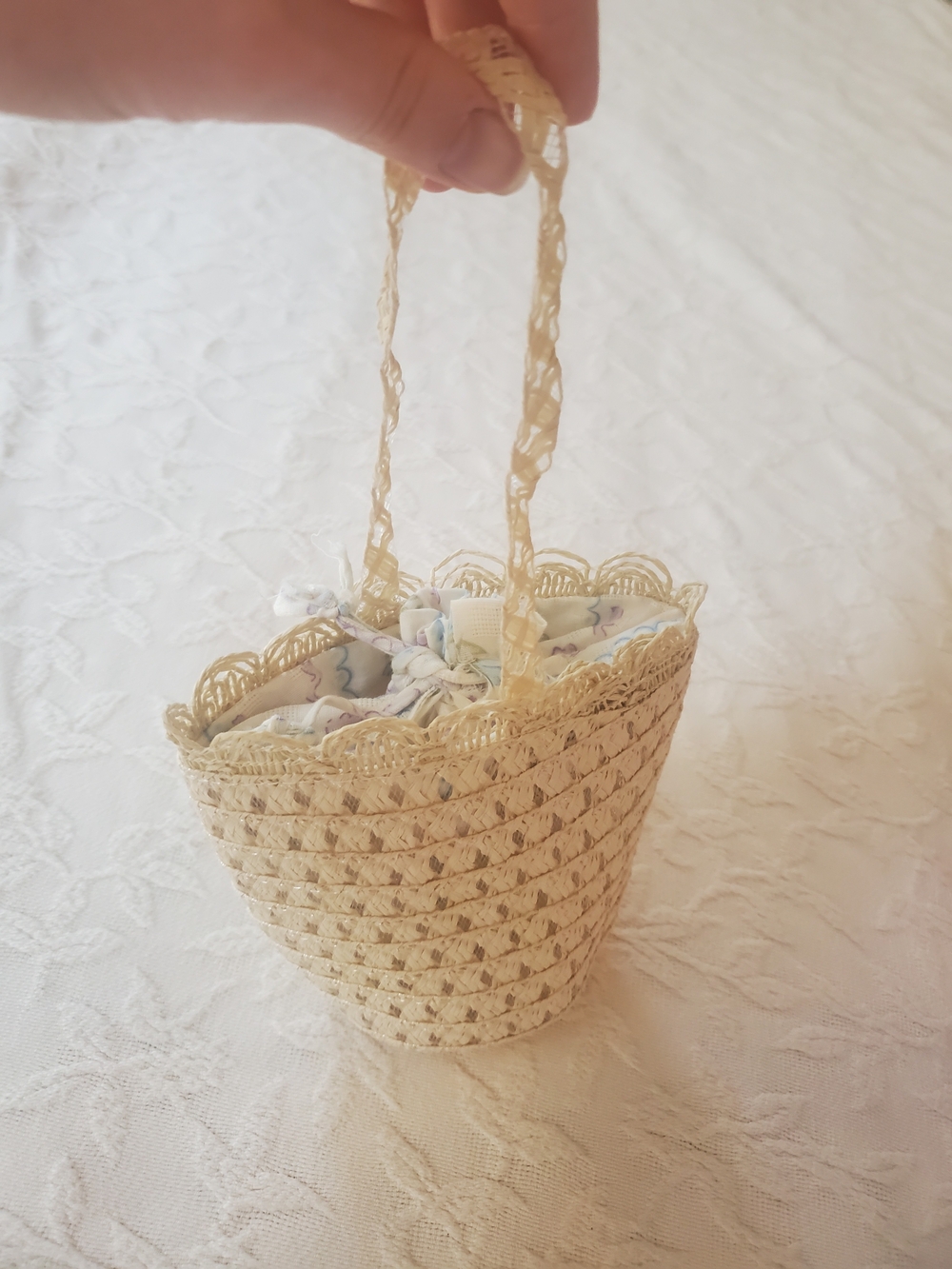 Toddler Straw Tote Bag